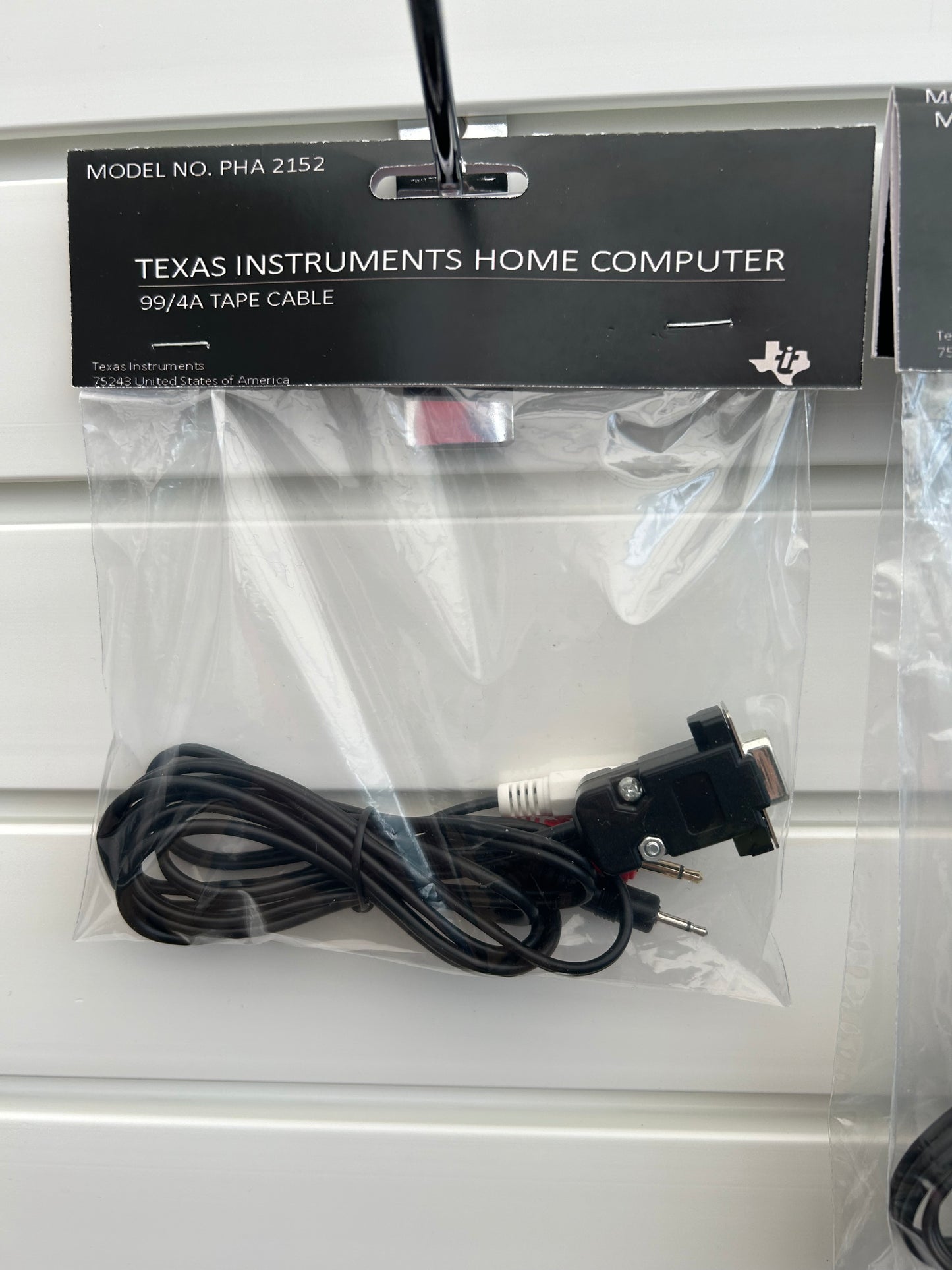 Ti-99/4A Cassette Tape Recorder Interface Lead  Cables/Leads - 3.3ft/ 1m Retail