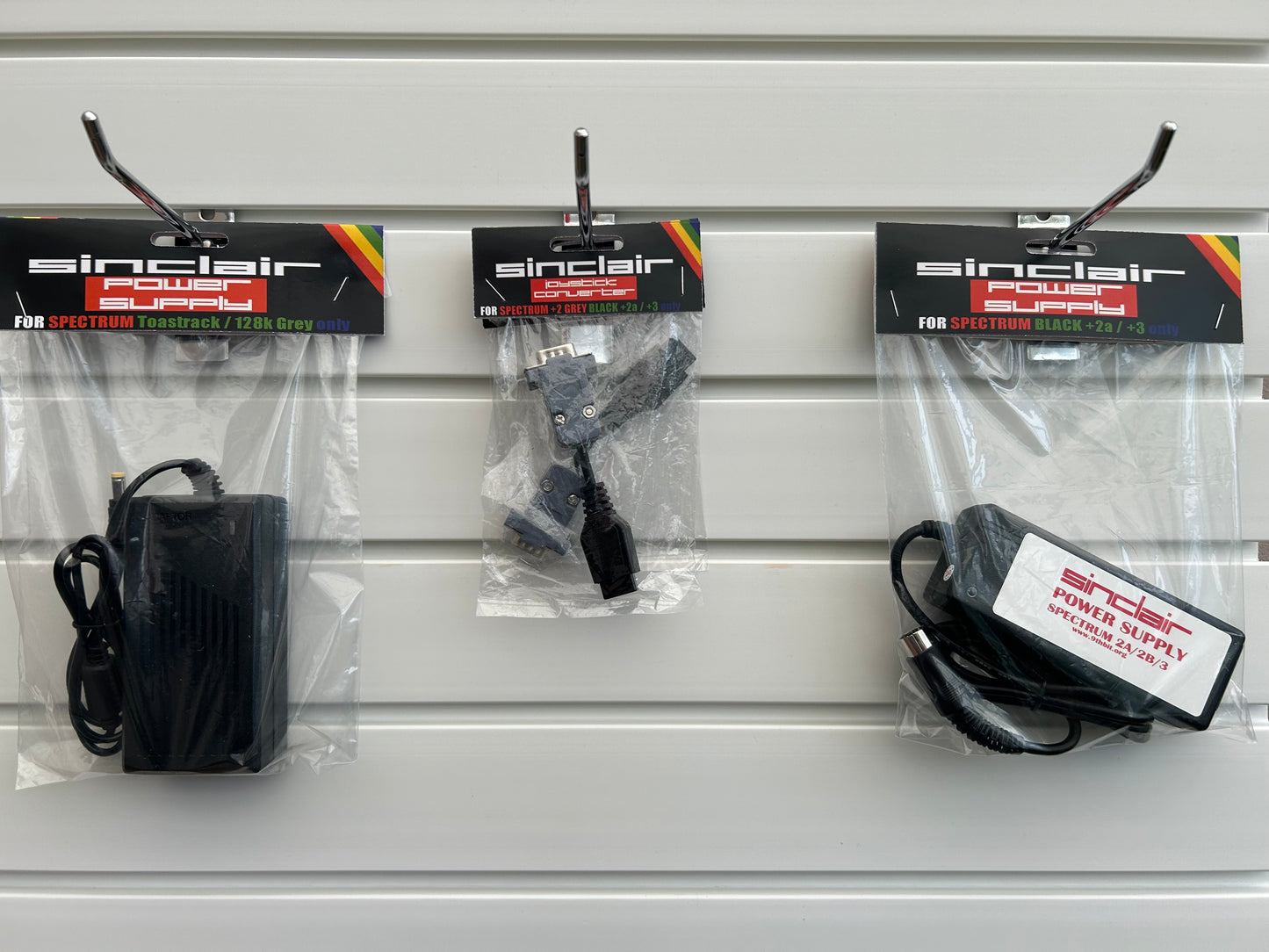 Sinclair ZX Spectrum Black +2 +2a / b +3 PSU Power supply Retail Packaging