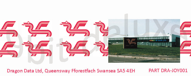 Red and white logo with text and a building image on a white background | 9thbit-Retro Deluxe