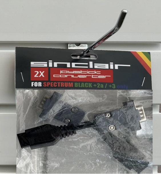 2x Zx Spectrum +2 +2a +2b +3 Atari Joystick Converters Adapter Retail Packaging