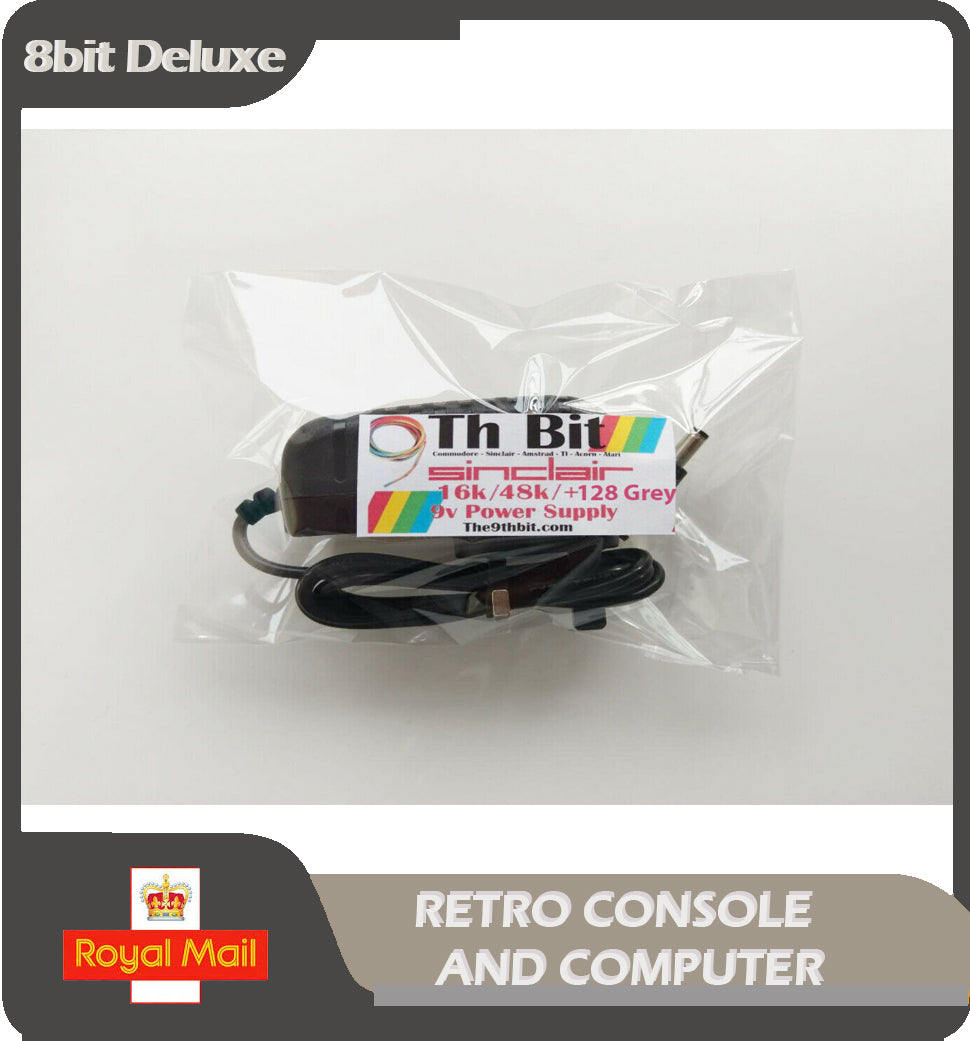 Clear Rainbow 9V Retro Power Supply | 9thbit-Retro Delux