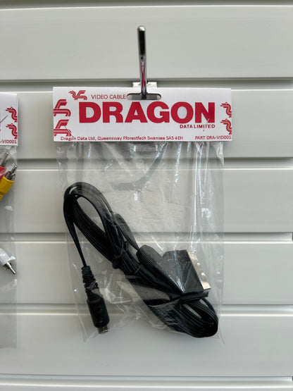 Dragon 32 / Dragon 64 High Quality Scart TV lead Video AV Cable Retail