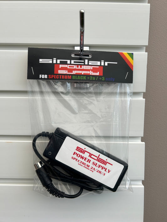 Sinclair ZX Spectrum Black +2 +2a / b +3 PSU Power supply Retail Packaging