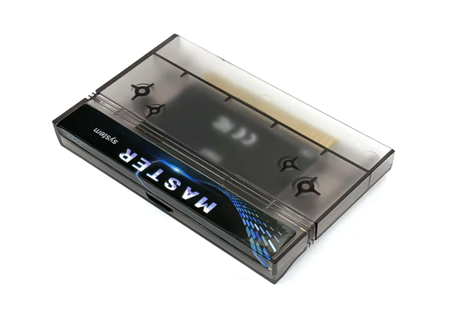 Cassette tape with 'Master' branding on a white background | 9thbit-Retro Deluxe