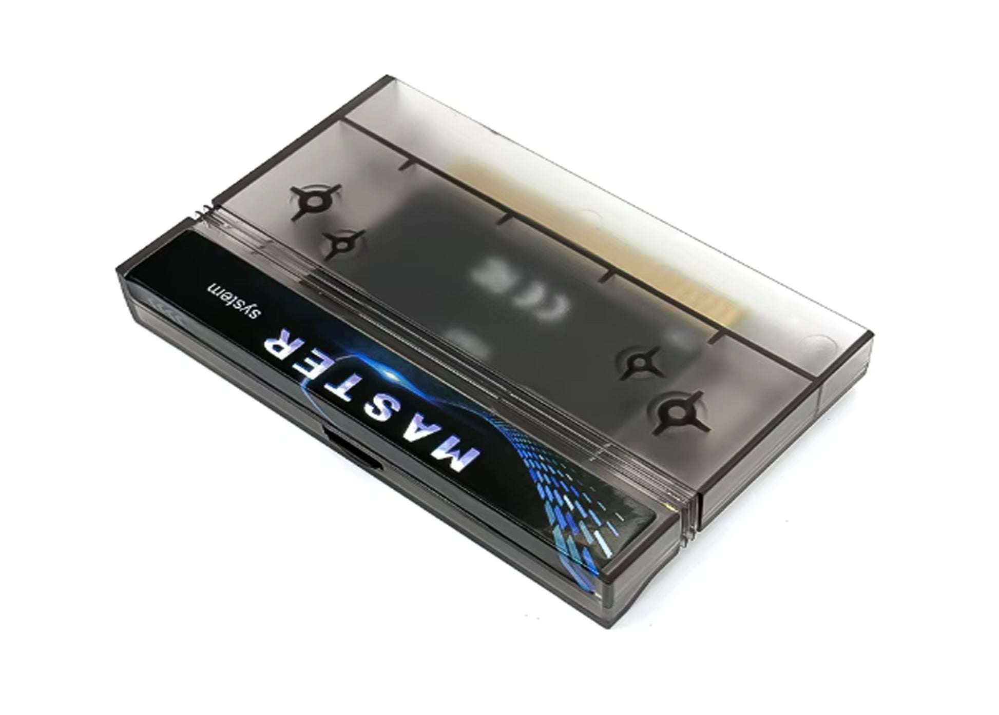 Cassette tape with 'Master' branding on a white background | 9thbit-Retro Deluxe