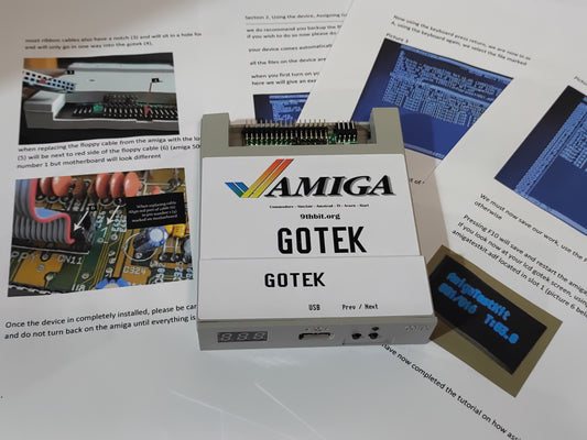 Amiga Gotek Flash Floppy Floppy V3.44 Factory Screen 32gb USB 1000 ADF's Retail