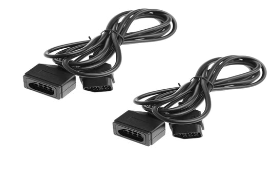2x Nintendo NES 2 Pack Extension Cable 1.8m